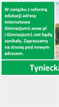Mobile Screenshot of 1a.gimnazjum1.net