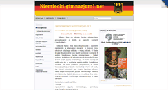 Desktop Screenshot of niemiecki.gimnazjum1.net