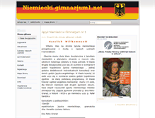 Tablet Screenshot of niemiecki.gimnazjum1.net