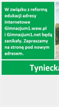 Mobile Screenshot of 1b.gimnazjum1.net