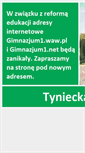 Mobile Screenshot of 3a.gimnazjum1.net