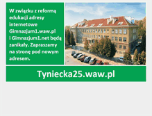 Tablet Screenshot of 3a.gimnazjum1.net