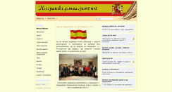 Desktop Screenshot of hiszpanski.gimnazjum1.net