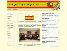 Tablet Screenshot of hiszpanski.gimnazjum1.net