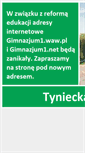 Mobile Screenshot of 2c.gimnazjum1.net